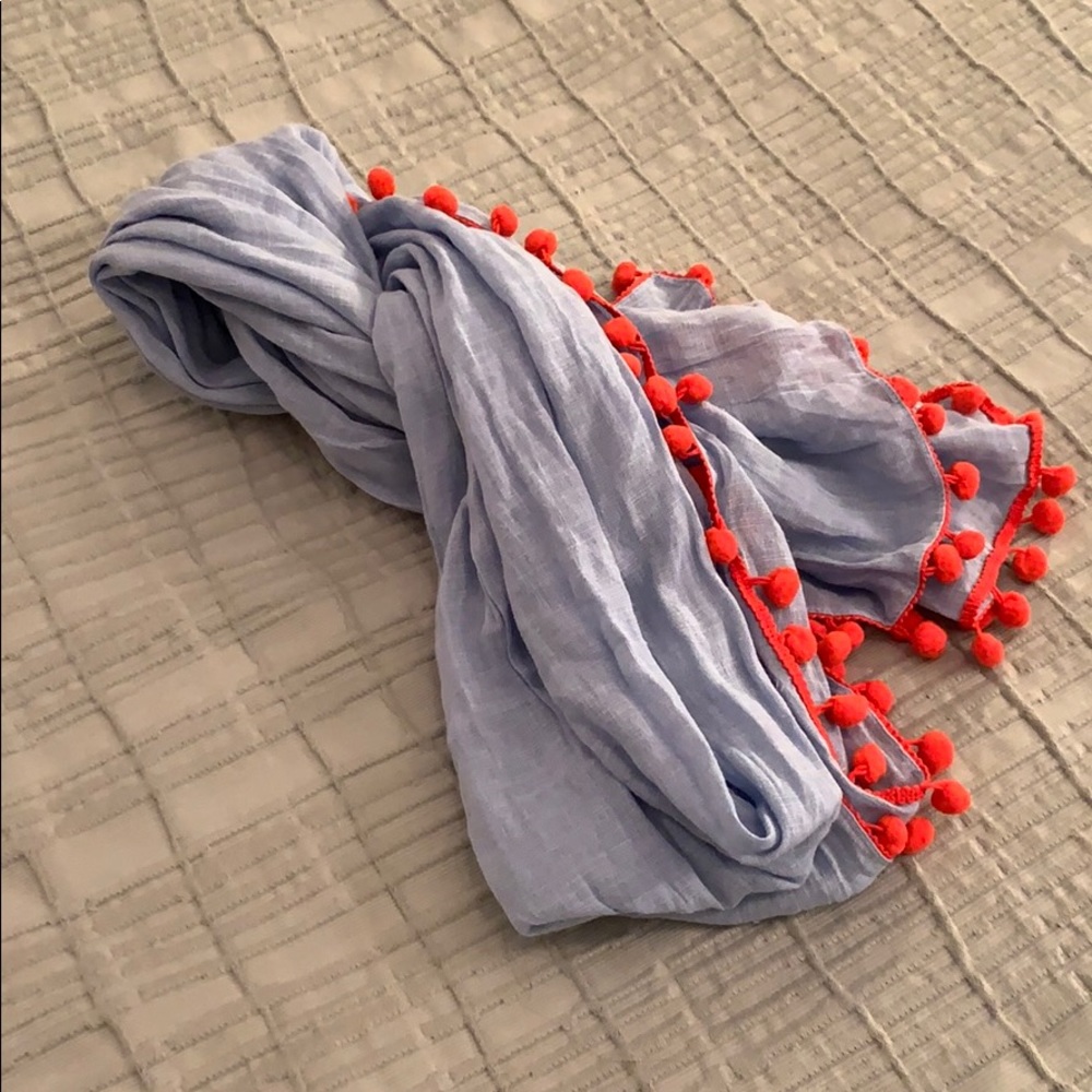 Boden blue & orange scarf